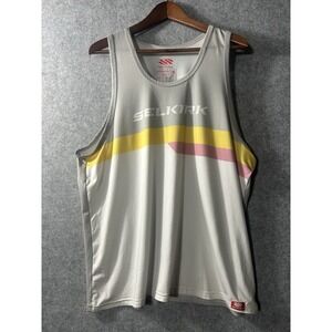 Selkirk Sport Pickleball Performance Tank Tops XL Pink Gray 2 Shirt Lot Mcguffin